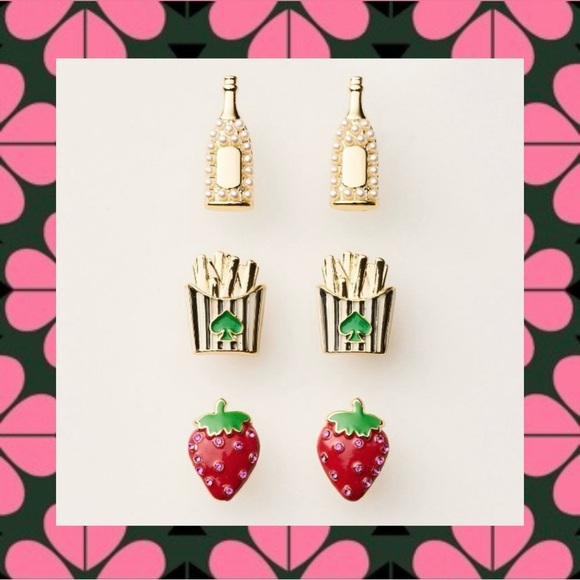 Kate Spade 3 earring sets from the viral Target Collection - Picture 1 of 5